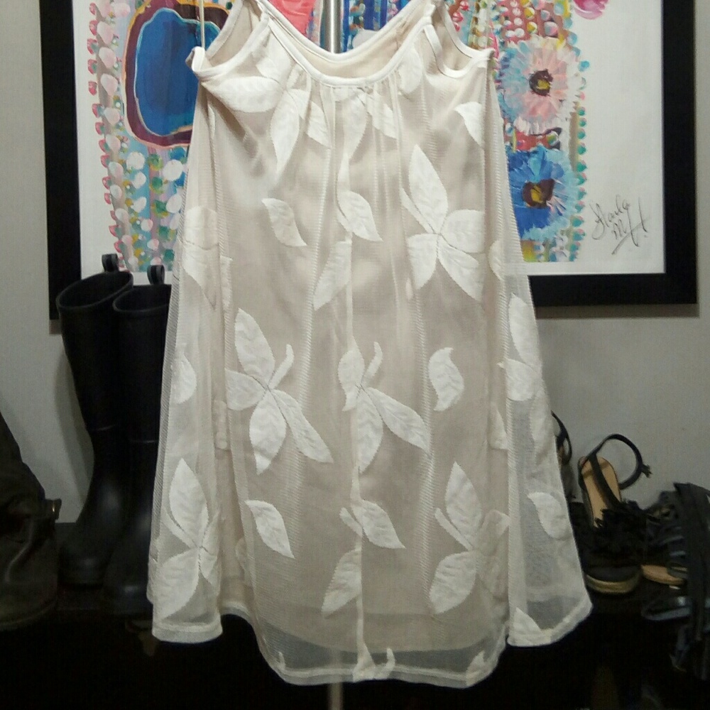 💐 Nordstrom Love, fire Embroidered Floral Mini - Picture 6 of 8